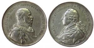 Berlin - auf das 100-jährige Jubiläum der Kunstausstellung - 1886 - Medaille  ss