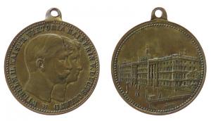Wilhelm II. (1888-1918) - o.J. - tragbare Medaille  ss