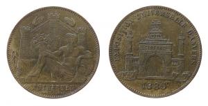 Antwerpen (Anvers) - auf die Universalausstellung - 1885 - Medaille  vz