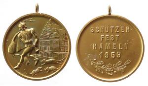 Hameln - auf das Schützenfest - 1959 - tragbare Medaille  vz-stgl