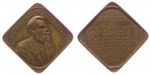 Gebert  C.F. - auf seine 50. Münzauktion in Nürnberg - 1914 - Klippe  vz