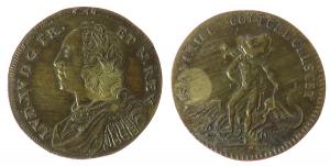 Louis XV (1715-1774) - VIS ANIMI CVM CORPCRE - o.J. - Jeton  vz