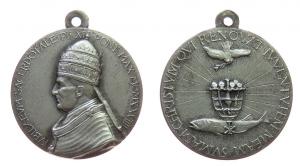 Pius XI (1922-1939) - auf sein 50. jähriges Priesterjubiläum - 1929 - tragbare Medaille  vz-stgl