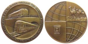 UITP Kongress in Tel-Aviv - 1965 - Medaille  vz-stgl
