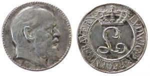 Ludwig III. (1845-1921) - auf die Huldigung in der Pfalz 1912/1913 - o.J. - Medaille  ss+