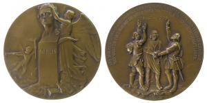 Schiller Friedrich von (1759-1805) - auf seinen 100. Todestag - 1905 - Medaille  vz