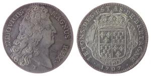 Louis XIV (1643-1715) - Bretagne - 1707 - Jeton  ss