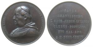 Treviso Joseph Aloys von (Kardinal) - Venedig - 1874 - Medaille  vz