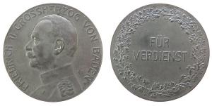 Friedrich II. (1907-1918) Baden - für Verdienst - o.J. - Verdienstmedaille  ss