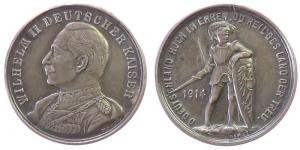 Wilhelm II. (1888-1918) - 1914 - Medaille  ss+