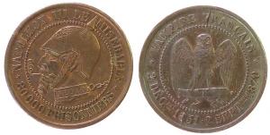 Napoleon III (1852-1870) - satyrische Medaille - 1870 - Medaille  vz