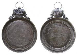 Lantsoght L. - auf die Taufe von Sire - 1857 - tragbare Medaille  ss+