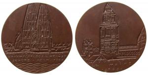 Köln - Rheinischen Verein für Denkmalpflege - 1966 - Medaille  vz