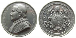 Pius IX (1846-1878) - 1877 - Medaille  vz+