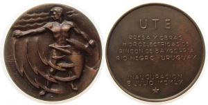 Baygorria - auf den Bau des Staudammes - 1960 - Medaille  vz