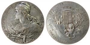 Roubaix - auf die Sparkasse - 1895 - Medaille  vz