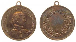 Wilhelina - Königin der Niederlande - o.J. - tragbare Medaille  ss-vz