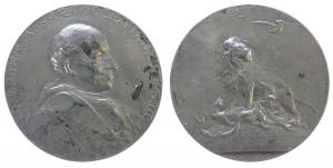 Leo XIII (1878-1903) - auf seinen 70. Geburtstag - 1900 - Medaille  ss