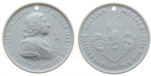 Böttger Johannes Friedrich (1682-1719) - Erfinder des Porzellans - 1982 - Medaille  prägefrisch