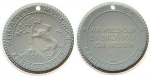 Meissen - Heimatfest Musikwoche Kreissportfest / Schiller Jahr 1955 - 1955 - Medaille  prägefrisch