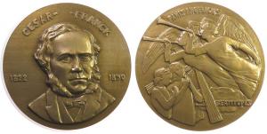 Franck Cesar (1822-1890) - französischer Komponist - o.J. - Medaille  vz