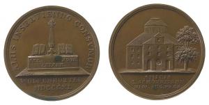 Wolfenbüttel - auf die 400-Jahrfeier der Erfindung des Buchdrucks - 1840 - Medaille  vz+