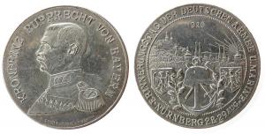 Rupprecht Kronprinz von Bayern - Erinnerungstag der Armee und Marine - 1926 - Medaille  fast vz