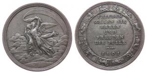 Napoléon Bonaparte (1799-1804) -  auf den Frieden von Luneville - 1801 - Medaille  ss