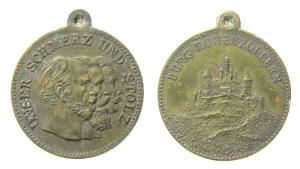 Wilhelm I. - o.J. - tragbare Medaille  ss