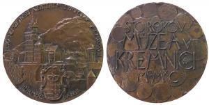 Kremnitz - Sto Rokov Muzea v Kremnici / Elsö Nemzetközi Verterem Sympózium - 1988 - Medaille  vz-stgl