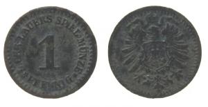 Spielgeld - L.Chr. Lauer - o.J. - 1 Pfennig  ss