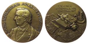 Anderson Hans Christian (1805-1875) - dänischer Dichter - 1981 - Medaille  vz
