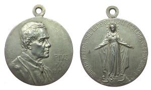 Pius XI (1922-1939) - auf Maria Himmelskönigin - 1928 - tragbare Medaille  ss-vz