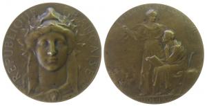 100 Jahre Code Civil 1804-1904 - 1904 - Medaille  vz