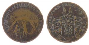 Pfeffer J.A. in Zellerfeld - 1768 - Rechenpfennig  schön