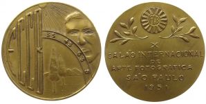 Sao Paulo Kunstausstellung - 1951 - Medaille  vz