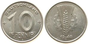 DDR - 1948 - 10 Pfennig  vz
