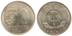 DDR - 1982 - 50 Pfennig  stgl