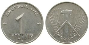 DDR - 1952 - 1 Pfennig  ss