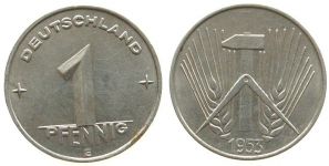 DDR - 1953 - 1 Pfennig  vz