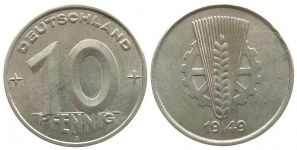 DDR - 1949 - 10 Pfennig  vz