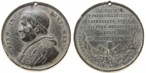 Pius IX (1846-78) - auf seinen Tod - 1878 - Medaille  ss