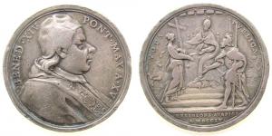 Benedikt XIV (1740-58) - 1755 - Medaille  ss