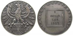 Tirol - Meisterschaft II. Altsch. Lgd. 1955 (Gravur) - 1955 - Medaille  vz