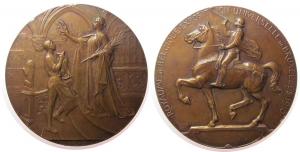 Brüssel - auf die Weltausstellung - 1910 - Medaille  vz