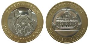 Benedikt XVI - 2005 - Medaille  stgl