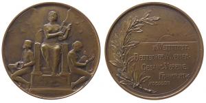 Frankfurt - auf den II. Wettstreit deutscher Männergesangsvereine - 1903 - Medaille  vz