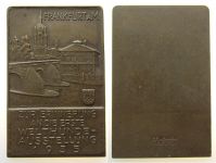 Frankfurt - Hundeausstellung - 1935 - Plakette  vz