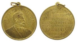 Rudergesellschaft Germania - 1894 - tragbare Medaille  vz