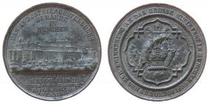Maximilian II. Joseph (1848-1864) - auf das große Musikfest in München - 1855 - Medaille  ss